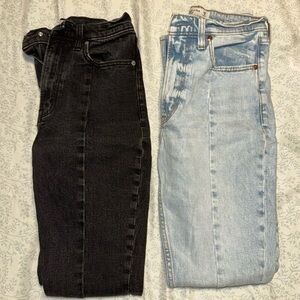 Two pair of Abercrombie jeans